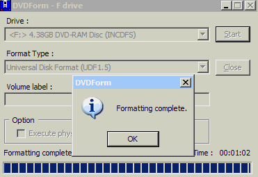 NEC ND-4550A - DVDform formát DVD-RAM