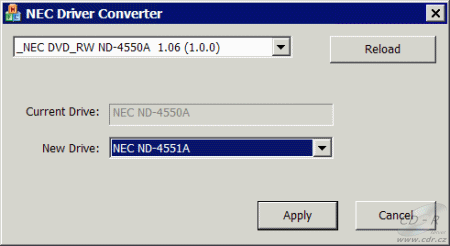 NEC Drive Converter
