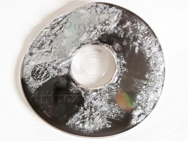 Data Tresor Disc po spálení v mikrovlnné troubě