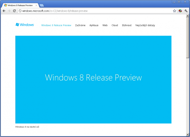 W8 Release Preview
