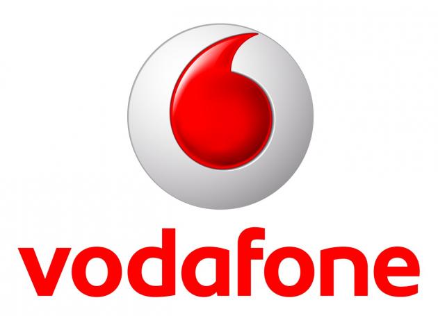 LTE v Česku - Vodafone logo