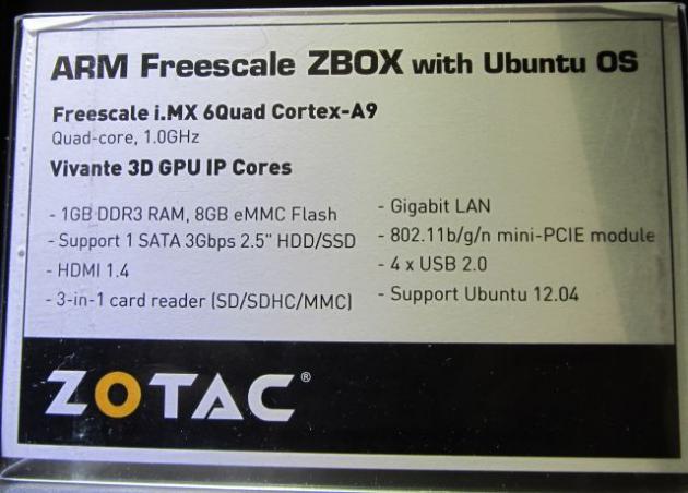 Zotac ARM Freescale ZBOX Nano - img1