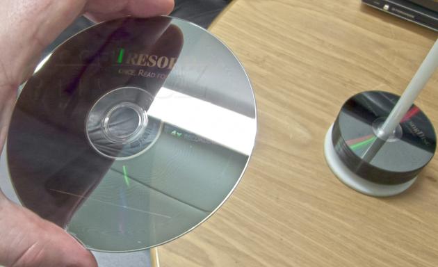 Průhledný Data Tresor Disc + spindl