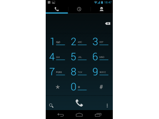 Základní screen telefonní aplikace SGN