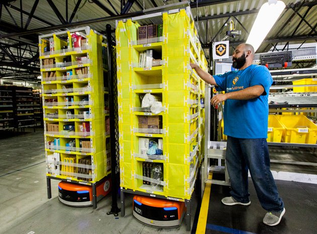 Amazon Kiva Robots