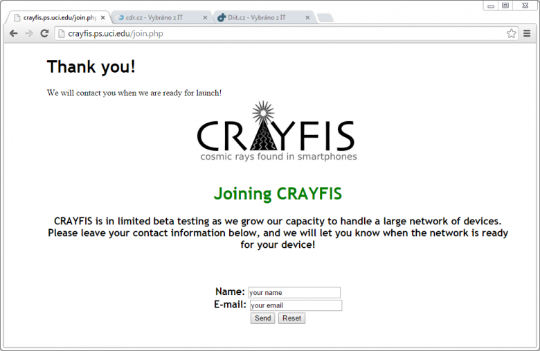 Crayfis Cdr