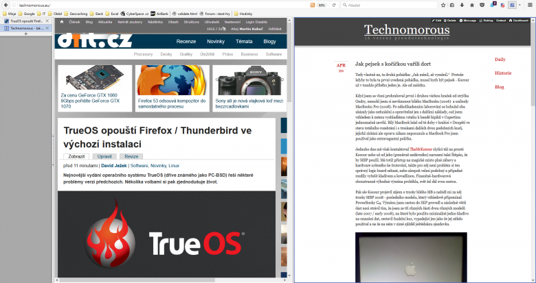 Můj typický FF setup