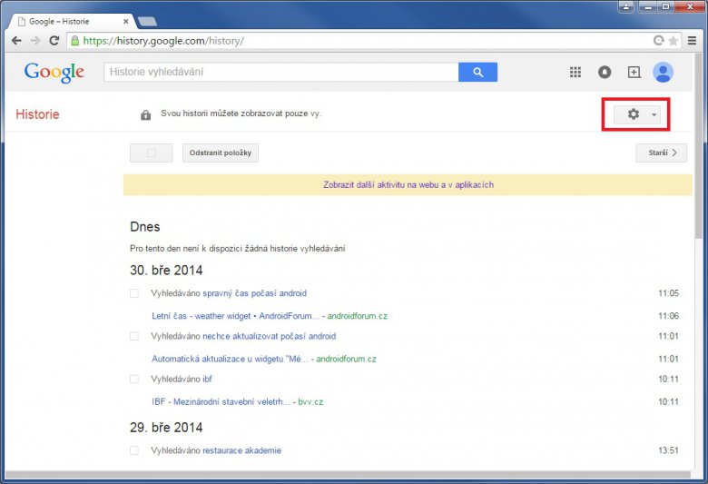 Google History Step 3