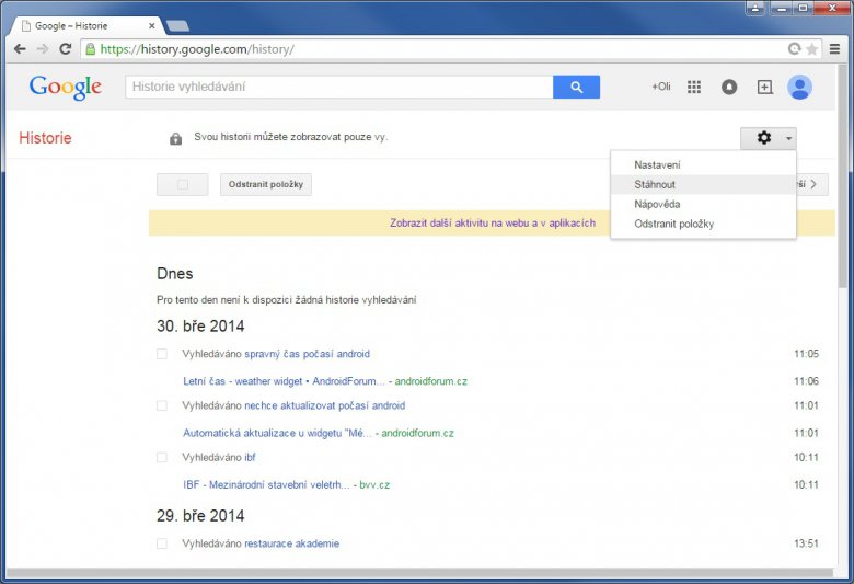 Google History Step 4