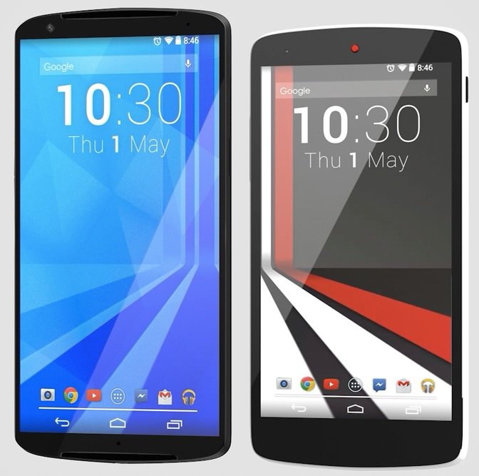 Google Nexus 5 Vs 6