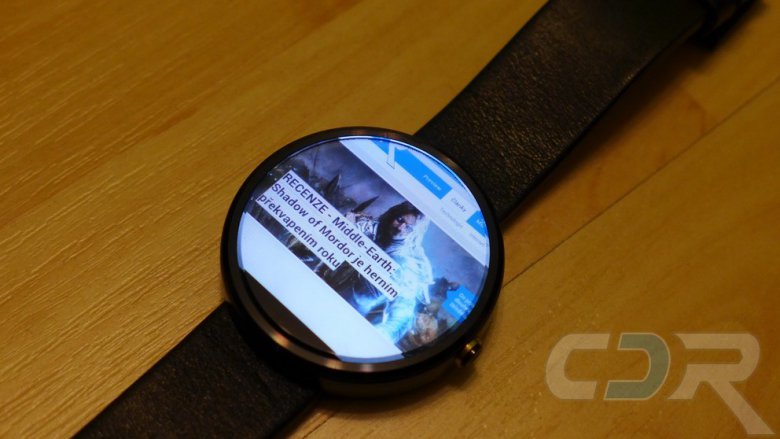 Hodinky Moto 360 Wear Android 59 0