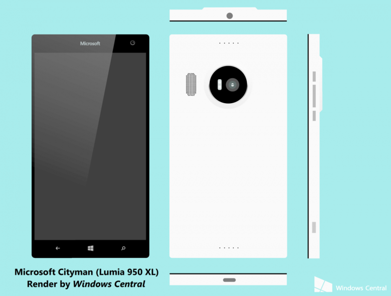 Microsoft Lumia 950 Xl Cityman Render 01