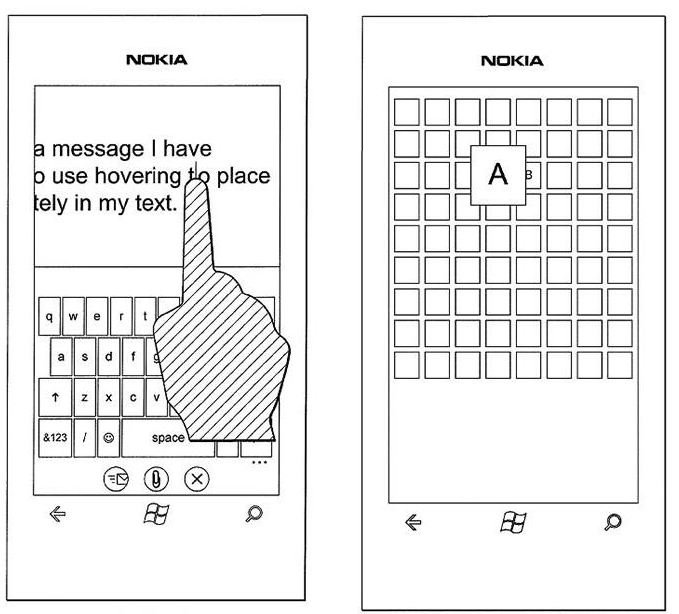 Nokia Patent 3 D Touch
