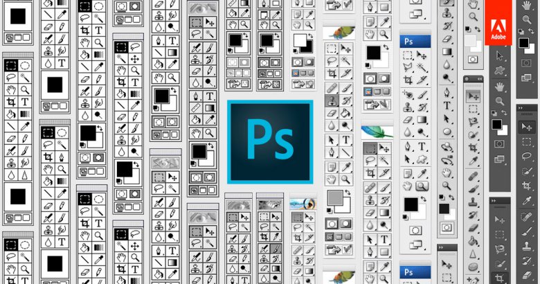 Photoshop Toolbars Through The Years Version A