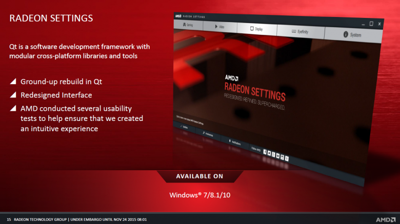 Radeon Software Crimson 15 Radeon Software Crimson 15