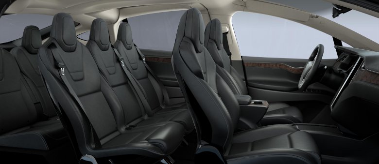 Tesla Model X Interior Black