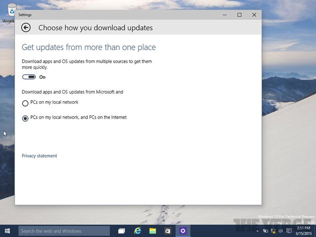 Windows 10 Peer To Peer Updates