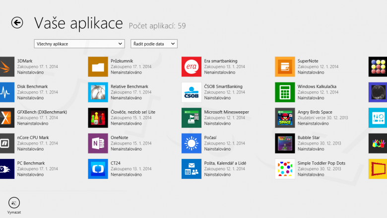 Windows Store - Vaše aplikace Windows Store - Vaše aplikace
