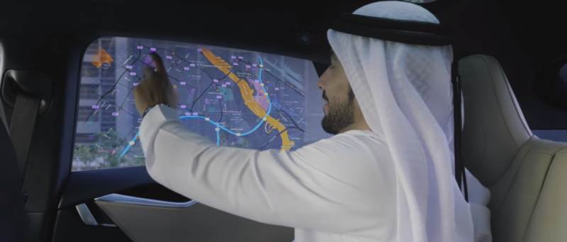 Dubai Driverless Tesla Concept