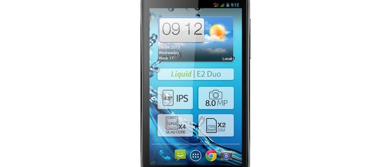 Acer Liquid E2 - úvodní foto