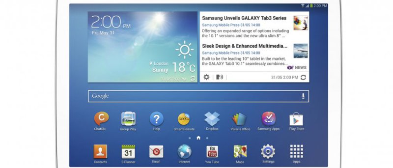 Samsung Galaxy Tab 3, 10 - úvodní foto