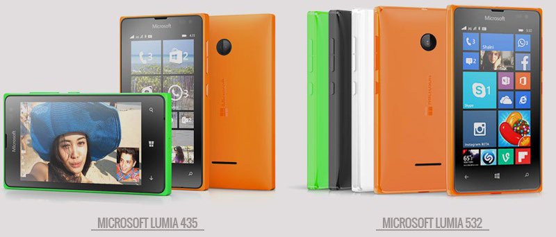 Microsoft Lumia 532 And Lumia 435