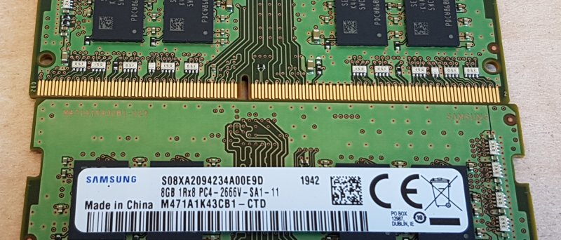 2x8GB DDR4-2666 RAM
