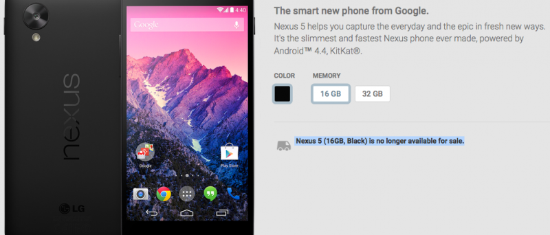 Nexus 5 Na