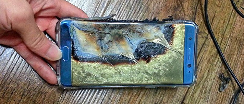 Note 7 Burn