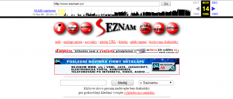 Seznam History 1