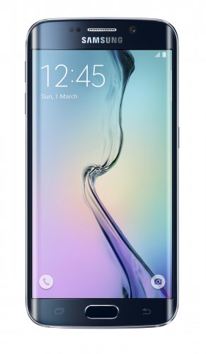 Galaxy S 6 Edge Front Black Sapphire