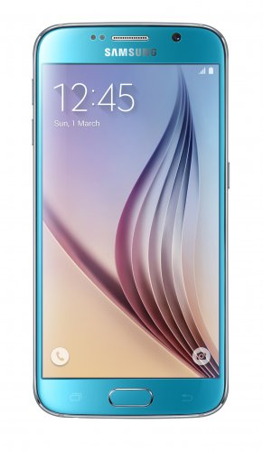 Galaxy S 6 Front Blue Topaz