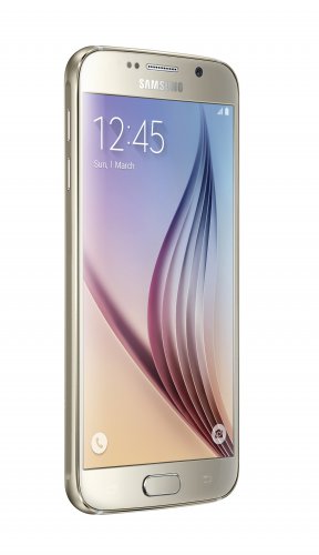Galaxy S 6 Left Front Gold Platinum