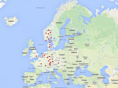 Europe Tesla Supercharger