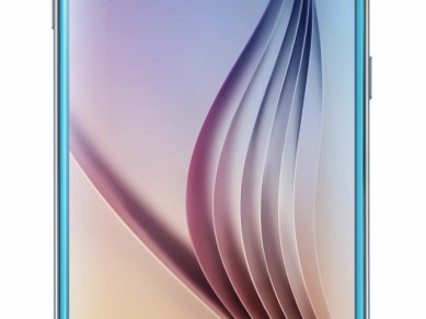 Galaxy S 6 Front Blue Topaz