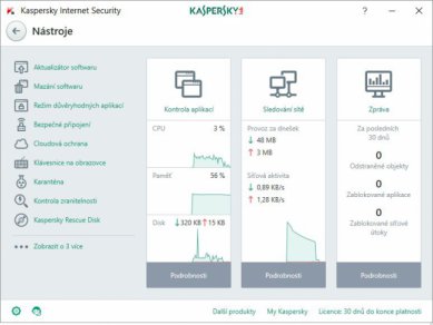 Kaspersky Dalsi Nastroje