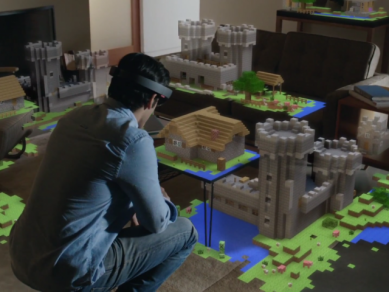 Microsoft Hololens Minecraft