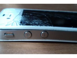 Broken Iphone Curved And Warped