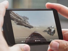 Facebook Star Wars Force Awakens 360 Video Full Screen