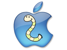 Apple logo worm