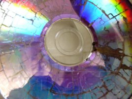 DVD-R spálené v mikrovlnce