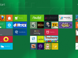 Firefox ikona v prostředí Metro ve Windows 8 (montáž)