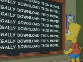 Bart Simpson - illegal download