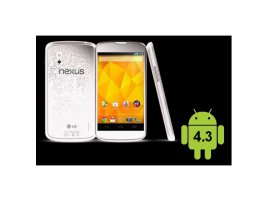 Nexus 4 white + Android 4.3 - úvodní foto