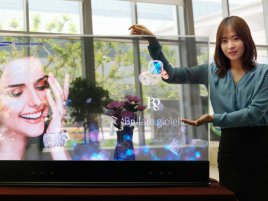 Samsung Display 55 Inch Transparent Oled