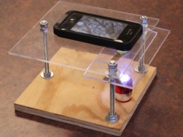 Smartphone to digital microscope