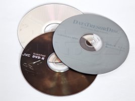 Tři DVD média v testu