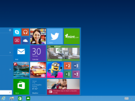 Windows 10 Tech Preview Start Menu
